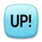 Up! Button emoji on LG